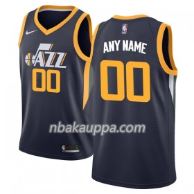 Utah Jazz Custom Nike 2017-18 Navy Pelipaidat Swingman - Miesten